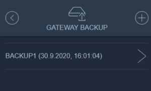 Gateway Backup