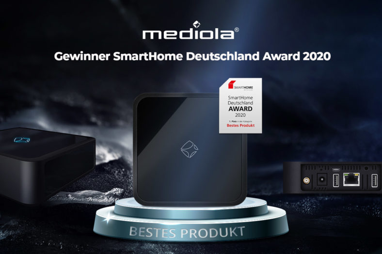 mediola gewinnt SmartHome Deutschland Award 2020 in der Kategorie Bestes Produkt